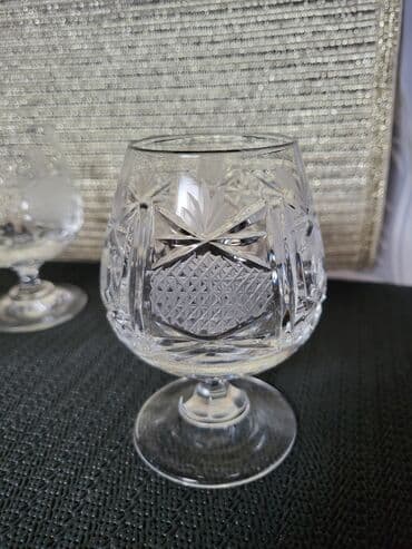 case za zestoko pice: Case kristal Zajecar za zestoko pice iz 70ih. Case su perfektne,sve — 9