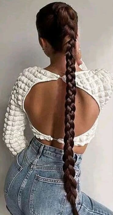 Modni rančevi: PRELEPA NOVA EKSTENZIJA ZA KOSU OD KVALITETNE VEŠTAČKE KOSE SA GUMICOM — 5