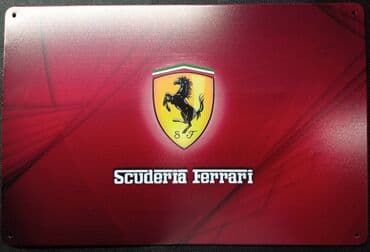 imt spartac delovi: Dekorativna metalna tablica - SCUDERIA FERRARI Dekorativna metalna — 2