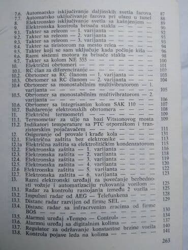 lektire za 5 razred pdf: Tehnicka knjiga: Elektronika u automobilu,1979,16,5 cm. 265 str. sa — 5
