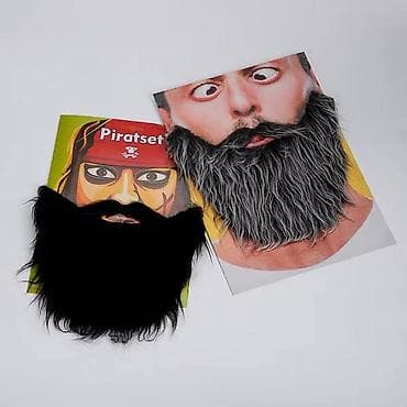 fila papuce: Veštačka brada i brkovi za kostime i maskenbal. Set je izrađen kao — 5