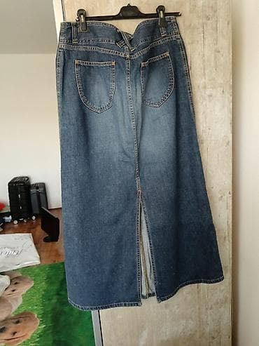 dajhman sandale: Duga teksas suknja klasičnog kroja. Kao nova - Materijal: klasični — 3