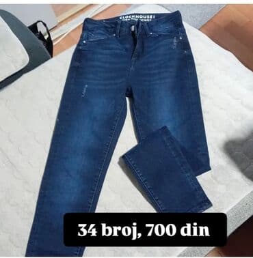 Ženske farmerke Clockhouse – High Waist Skinny. - Model: visok struk