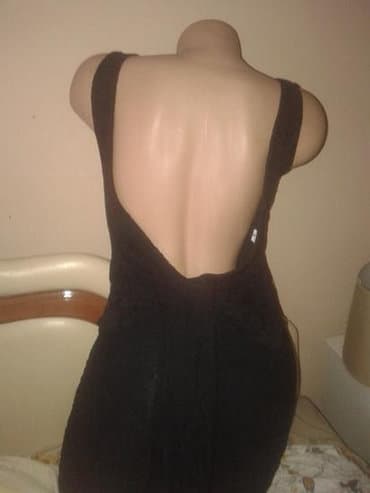 crop top c a: M (EU 38), bоја - Crna, Koktel, klub, Na bretele — 2