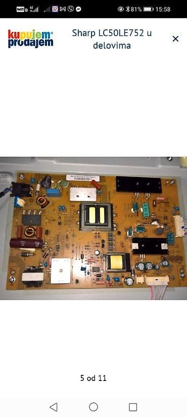 fen za kosu 5 u 1: Sharp LC50LE752 – delovi Dostupni originalni delovi sa modela: - Main — 6