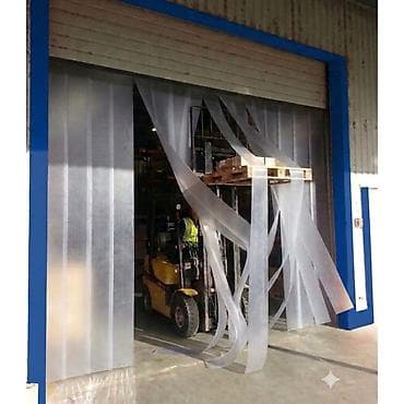 double face materijal: Matirana PVC trakasta zavesa, 200 × 2 mm Cena: 269 RSD/m | Kotur: 50 m — 3