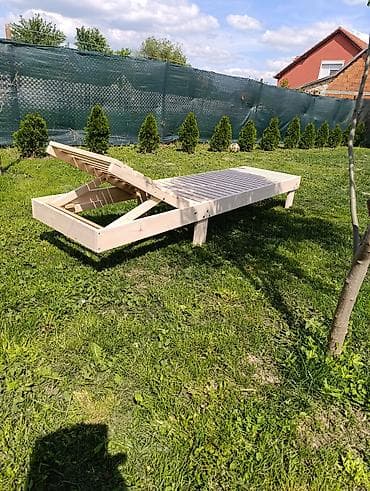 uradi sam proizvodi i cene: Drvene baštenske ležaljke od čamovog drveta - Materijal: pun čam — 4