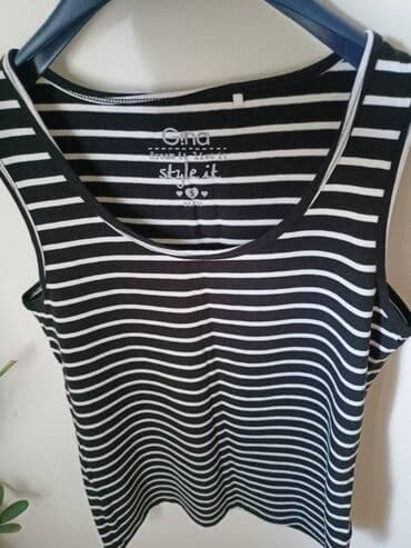 plisani kompleti za zene: S (EU 36), M (EU 38), L (EU 40), Cotton, Stripes, color - Black — 2