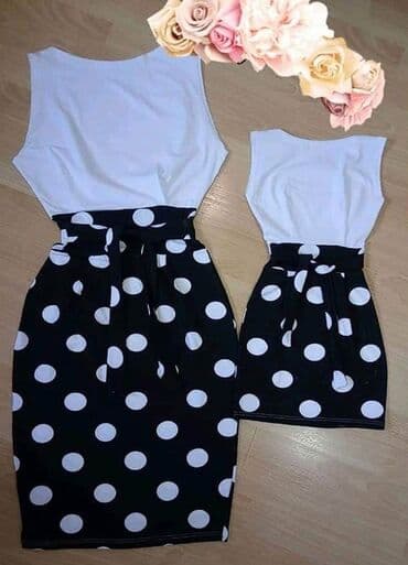 haljina 10: Haljine za mame i devojcice - rade se u velicinama od 1 do 12, i za — 16