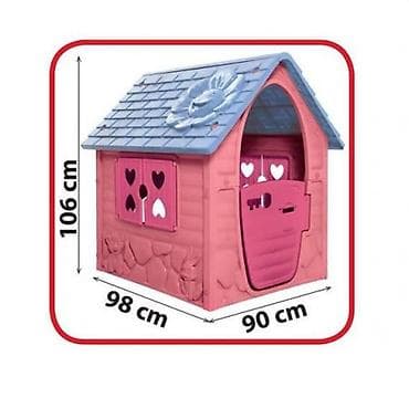 lidl sator za dvoriste: Srednja kućica za decu – Pink (Šifra proizvoda: 1) Roze kućica za — 1