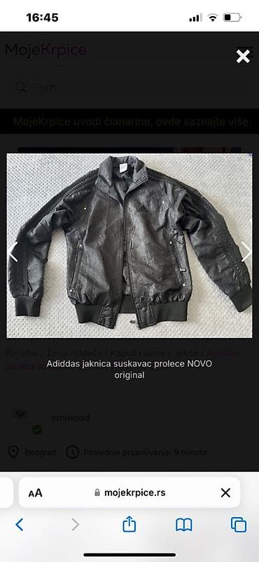 diesel suskavci: Adidas ženska jakna – suskavac za proleće, original - Model: klasična — 1