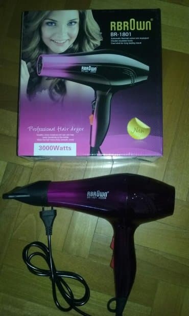 Prese za kosu: Fenovi za kosu. 3000 W. Novo. duva i toplo i hladno-2prekidača — 1