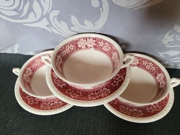 set za začine: Cinije za supe,corbe Villeroy - Boch Rusticana Nemacka 80te. Cinije 3 — 3