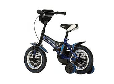 beba kids farmerke za decake: Bicikl kids Visitor Bluester 12" 9" V-brake, crno–plavi perla - — 5