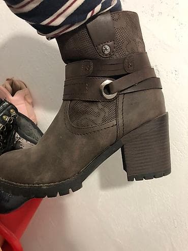 Flat shoes: High boots, 39, color - Brown — 8