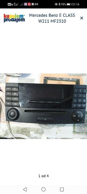 Mercedes-Benz E-Class W211 audio/navigaciona jedinica – model MF2310