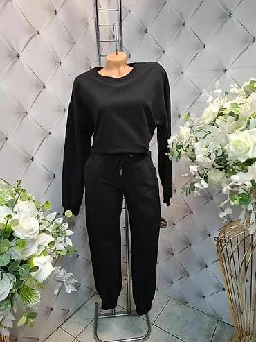 Kancelarijski nameštaj: Duks + trenerka komplet – uniseks, više boja - Gornji deo: duks sa — 2