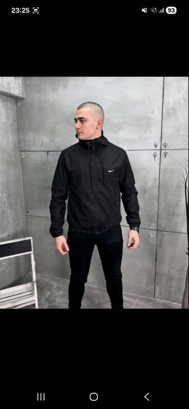 Sportswear: Muška lagana jakna sa kapuljačom - Sportski kroj, zatvaranje na — 8