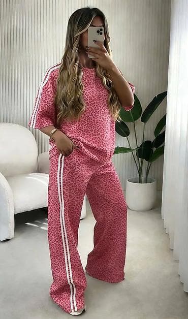 engelbert strauss pantalone: Ženski komplet trenerke sa animal printom - Dvodelni set: široka — 4