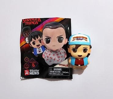 pravi insekti i bube broj 7: Stranger Things figurica - Squish Hero - Dustin Mekana, mala i — 3