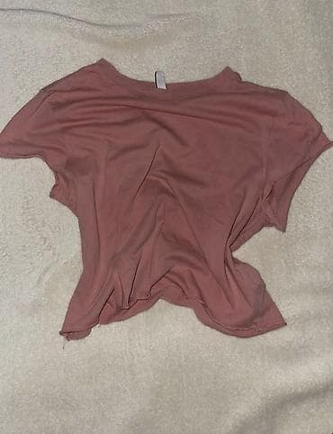 sapun za fleke: Set kratkih majica – 4 komada - Roze crop majica s kratkim rukavima — 3