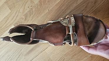 bata sandale zenske: Prodajem polovne kozne sandale, br 37, dva puta nosene, extra kvalitet — 2