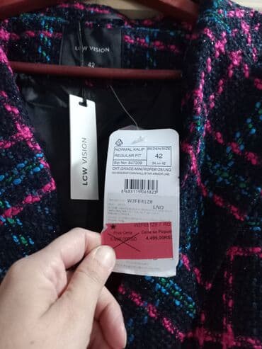 novi model tech fleece: XL (EU 42), Plaid, With lining — 2