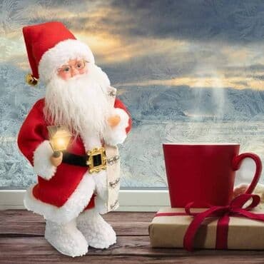 deda mraz cena: Ukrasni plešući Deda Mraz Cena 3.600 dinara+Ptt Novogodišnja — 1