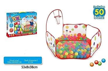 Bazen/ogradica sa lopticama i košem (LL-159102) Platneni bazen za