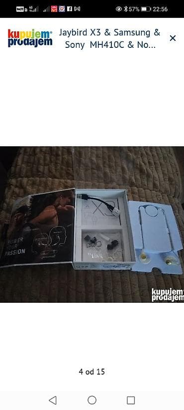 price sa zvucnikom: Jaybird X3 bežične sportske slušalice sa kompletnom originalnom — 4