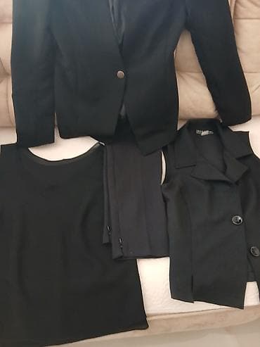 prsluk i sorc: M, bоја - Crna — 1