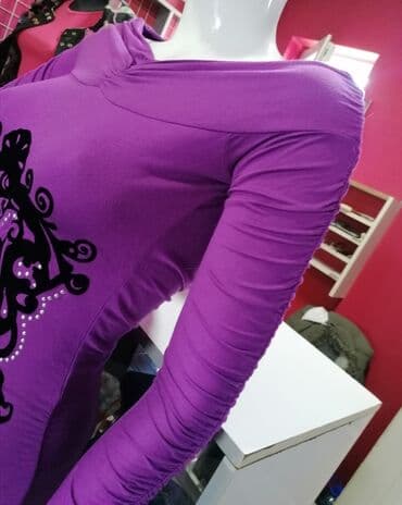 leprsave duge haljine: S (EU 36), color - Purple, Long sleeves — 9
