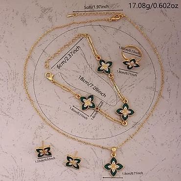 Modni rančevi: Set nakita – 2 varijante 1) Srebrni lanac i narukvica - Materijal — 4