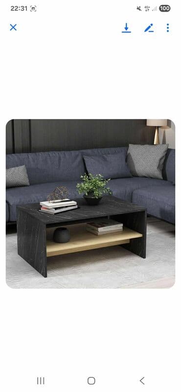 polovan namestaj za kafice: Apollon - White, Sapphire Oak White Sapphire Oak Coffee Table 100% — 4