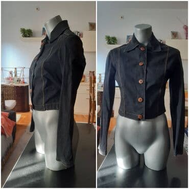 jakne c: Croop Top jaknica kao nova. Odgovara S-M velicini — 2