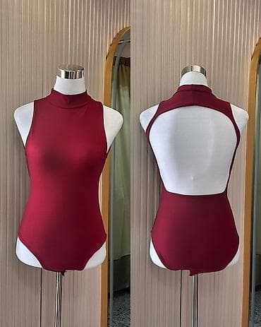 Bodi polurolka gola ledja. Borda,crvena,crna,roza,pink,svetlo