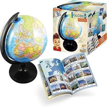 papuče za more: Globus 20 cm 106227 Buki – edukativna igračka Edukativni globus — 1