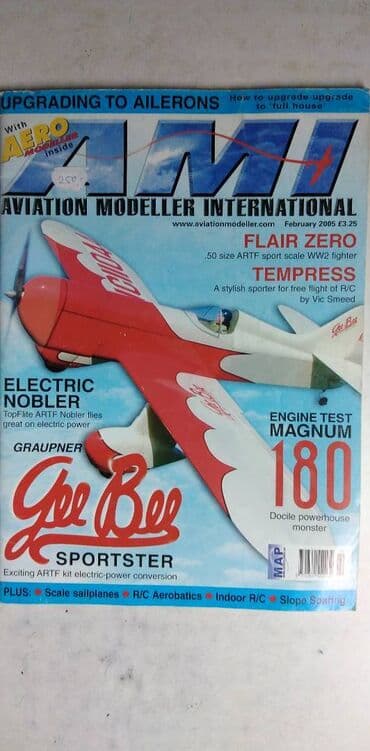casopis zastava 101: Casopisi:Aviation Modeller International (O UMANJENIM MODELIMA)3 kom — 1
