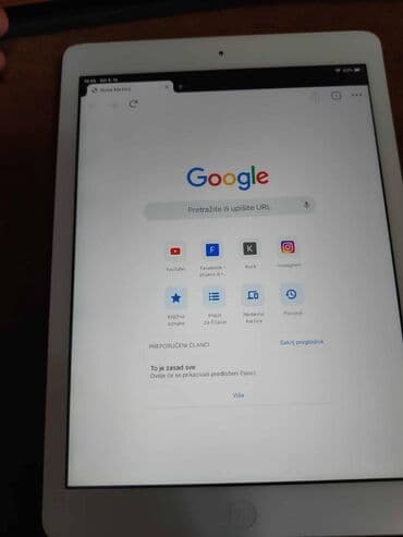 Electronics: Apple iPad tablet - Ekran: 9.7 inča (Retina), - Boja: srebrna — 2
