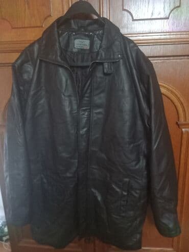 house jakne: Kožna jakna Prava koža, bоја - Crna — 4