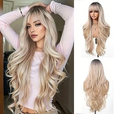 mubb papuče cena: Duga plavuša perika – više varijanti stila i tona - Tip: ženska — 2