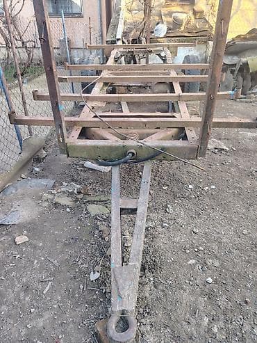 Prikolica – metalni ram/šasija za nadogradnju - Dvoosovinska (par