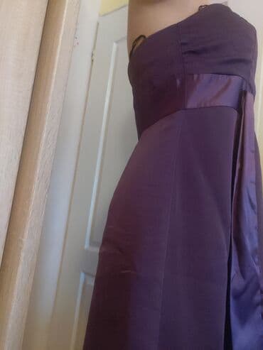 haljine sečene ispod grudi: S (EU 36), color - Purple, Evening, Without sleeves — 4