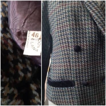 dzemper sa srcima: Giulia, 3XL (EU 46), Karirani — 3