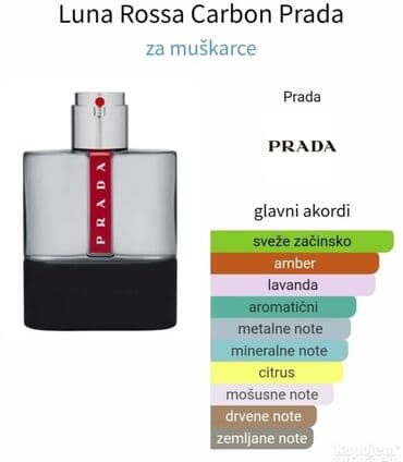 plavi andjeo parfem: Men's perfume, Prada, Original — 4