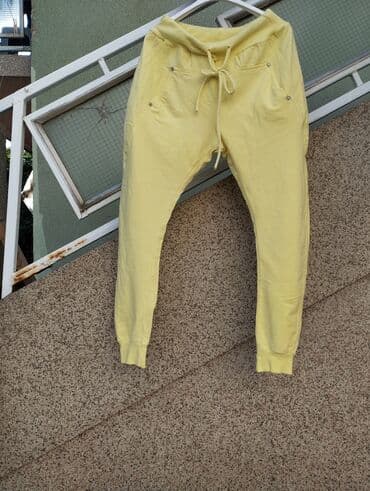 comma pantalone: M (EU 38), Single-colored, color - Yellow — 1