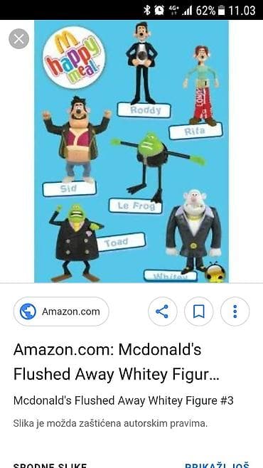 gumene igracke za decu: Igracke velike. Dizni - disney flushed away, robot, pile, ovcica — 5