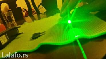 Oprema za kampovanje: Nov laser 1000mw,jak,zelene boje,baca od 1km i vise,aluminijumski — 2