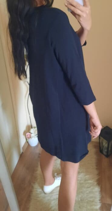mokasine ženske zara: Zara S (EU 36), bоја - Crna, Oversize, Dugih rukava — 3