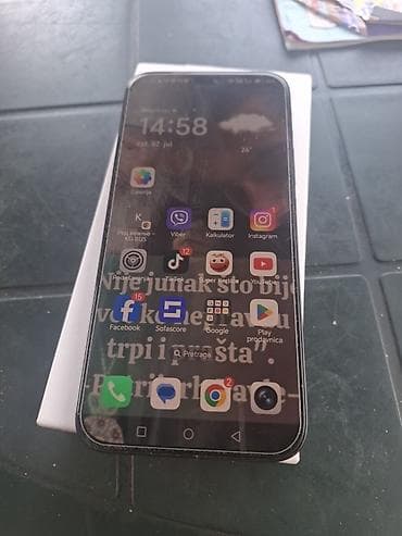 HONOR X8c – Midnight Black Ključne specifikacije: - Ekran: 2412 x